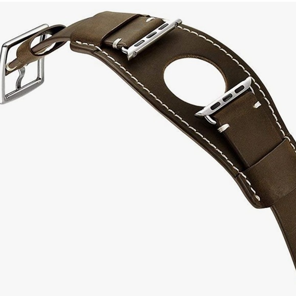 Goseth Genuine Leather Watch Band For Apple Watch - Picture 5 of 15